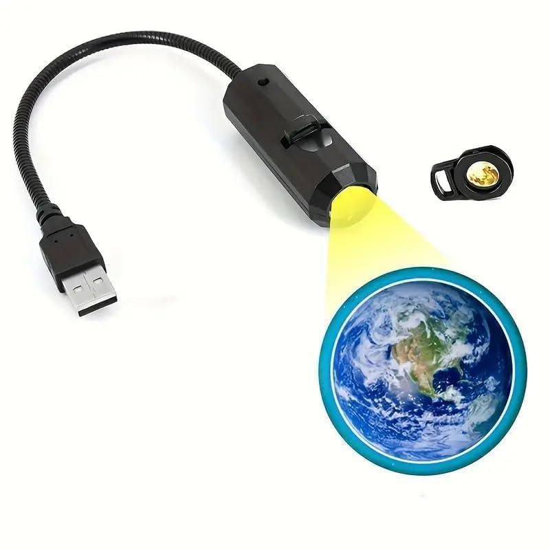360-Degree Earth Projection USB LED  Light